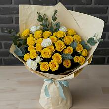 Букет цветов из:  Розы #REPLACE_PRED# Квиток