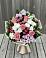 Букет цветов из: Альстромерии, Гвоздики, Розы и Хризантемы в Квиток