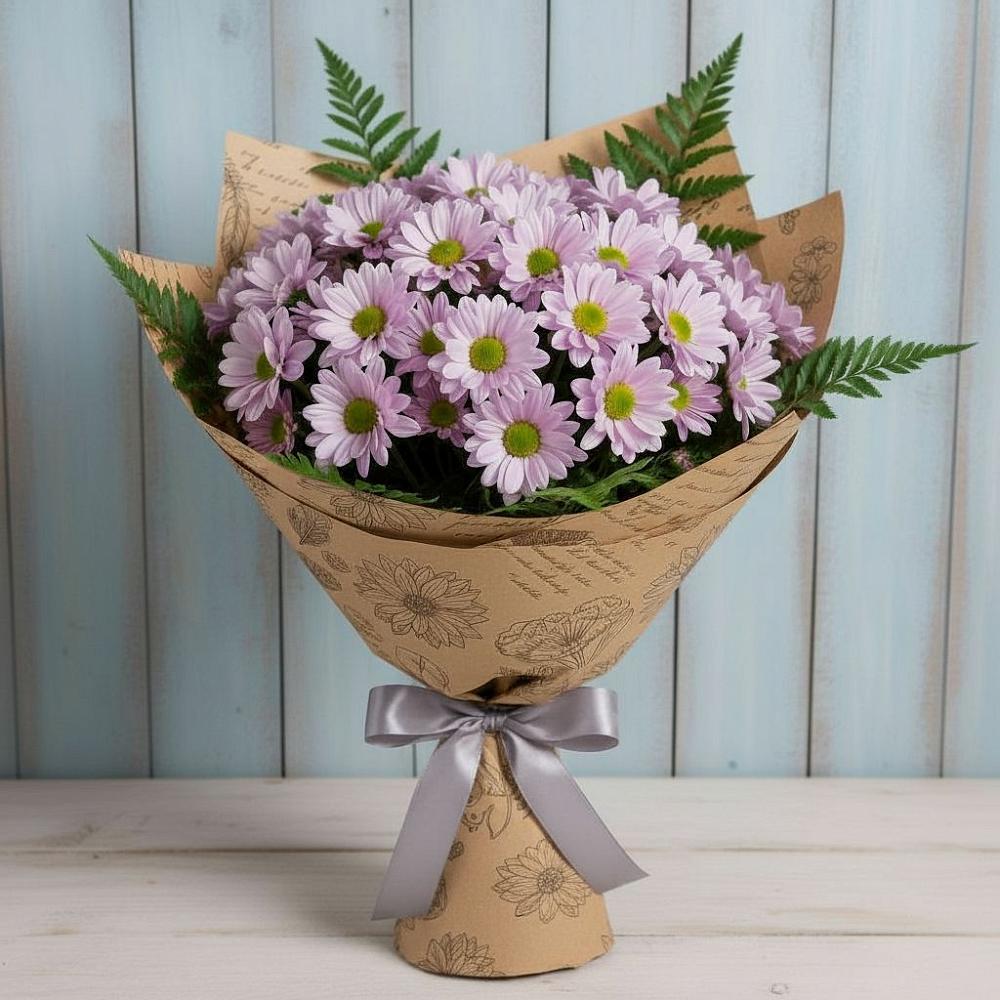Букет цветов из: Хризантемы в Квиток