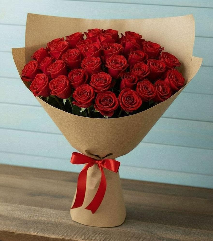 Букет Красные розы Милано в Квиток