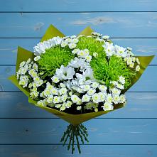 Букет цветов из:  Хризантемы #REPLACE_PRED# Квиток