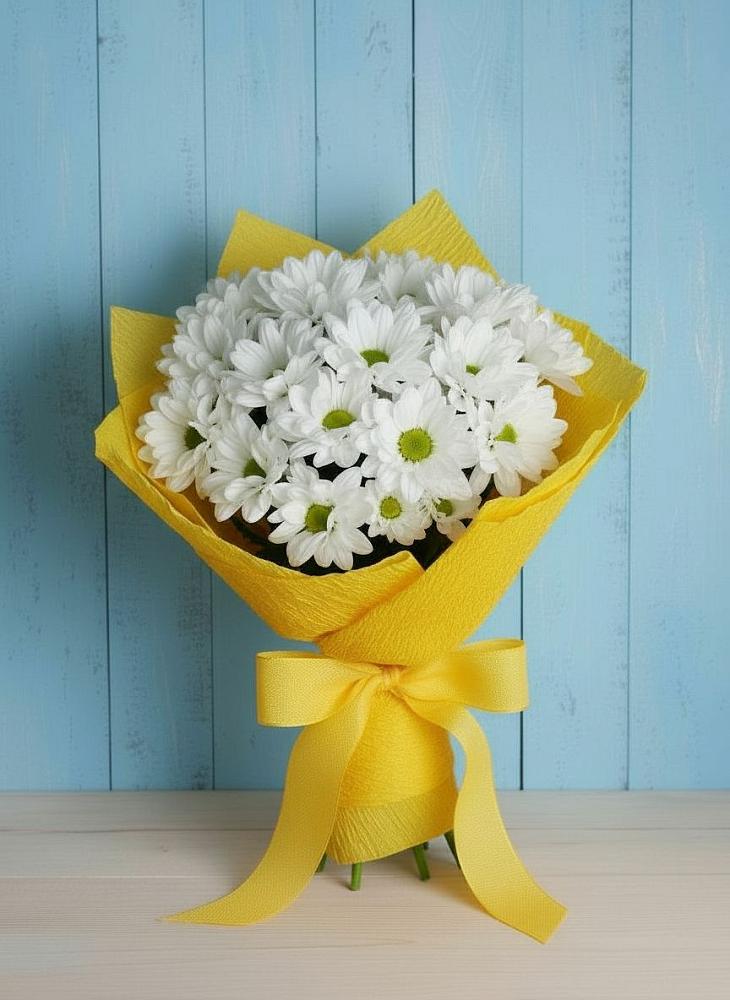 Букет цветов из: Хризантемы в Квиток