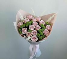 Букет цветов из:  Розы и Хризантемы в Квиток