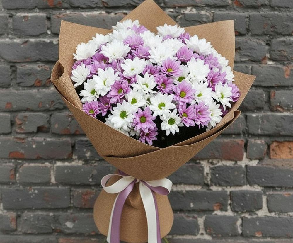 Букет цветов из: Хризантемы в Квиток