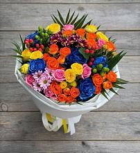 Букет цветов из:  Розы и Хризантемы #REPLACE_PRED# Квиток