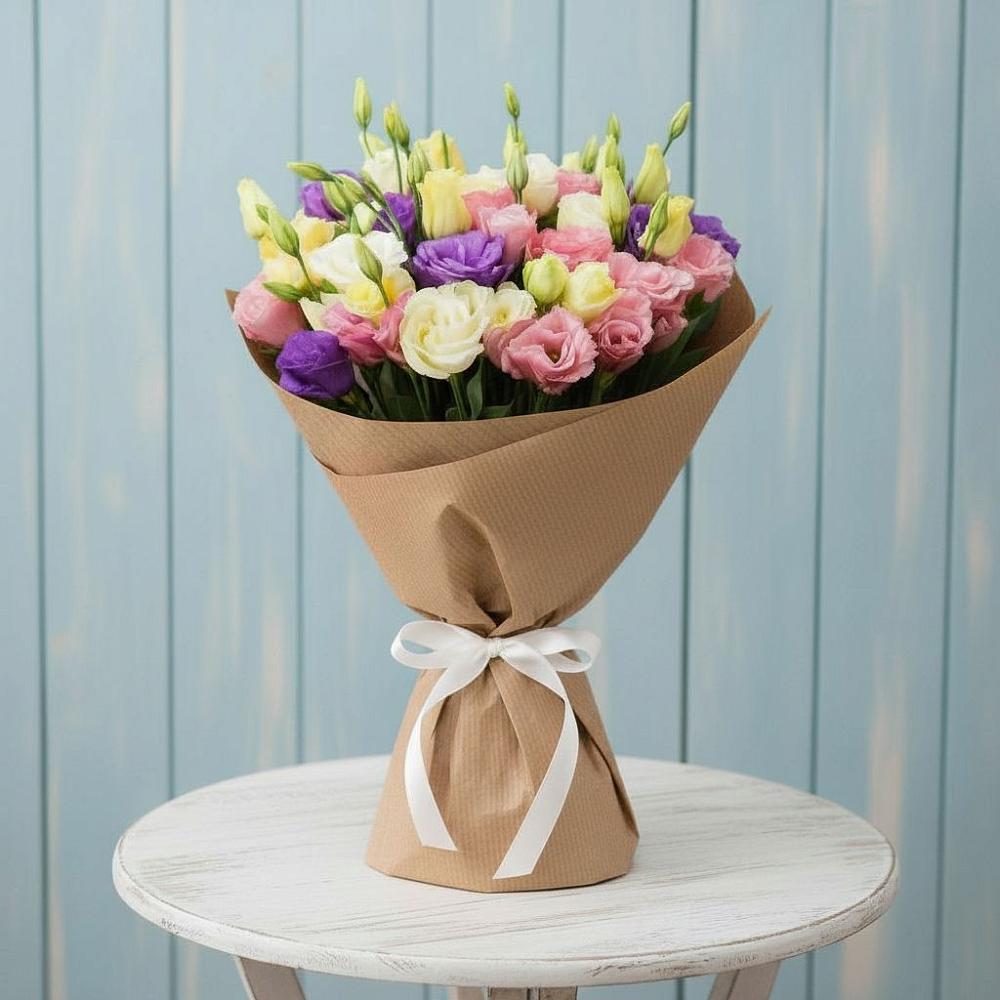 Букет цветов из: Лизиантусы в Квиток