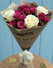Букет цветов из:  Розы #REPLACE_PRED# Квиток