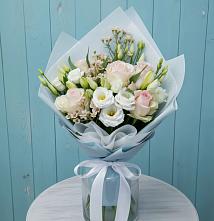Букет цветов из:  Розы и Лизиантусы #REPLACE_PRED# Квиток